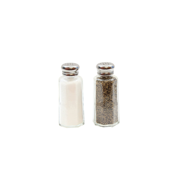 Tablecraft 2 oz. Paneled Glass Salt And Pepper Shaker-12 Count-4/Case