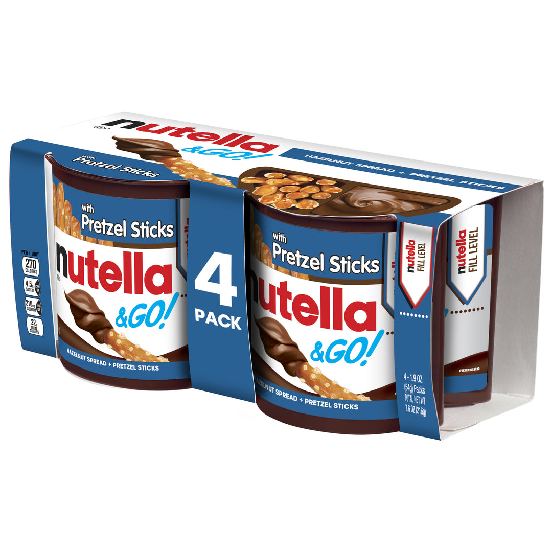 Nutella & Go Hazelnut Spread With Pretzels-7.6 oz.-6/Case