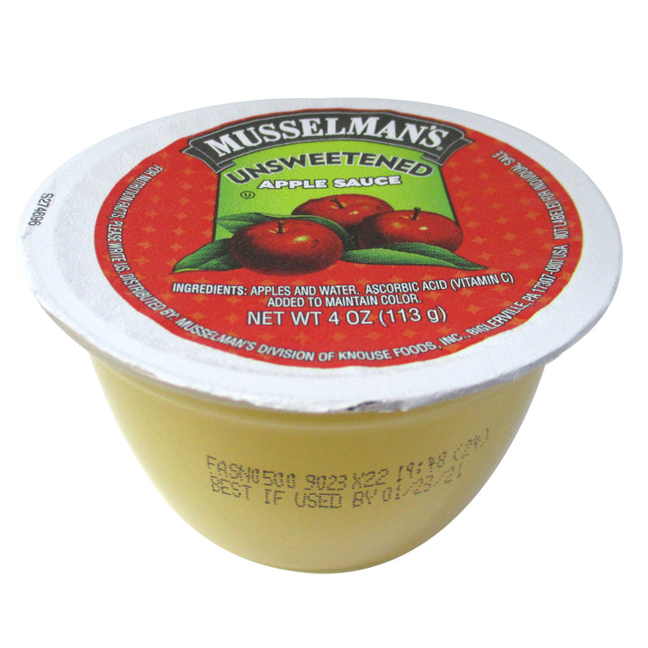 Musselman's Unsweetened Applesauce Cups-4 oz.-72/Case