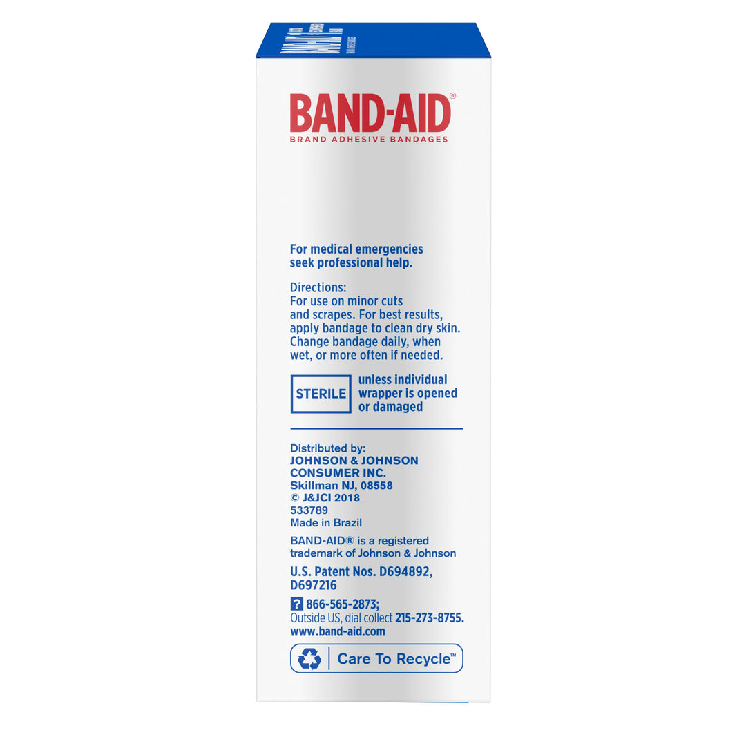 Band Aid Sheer Strips Bandages Box-40 Count-5/Box-4/Case