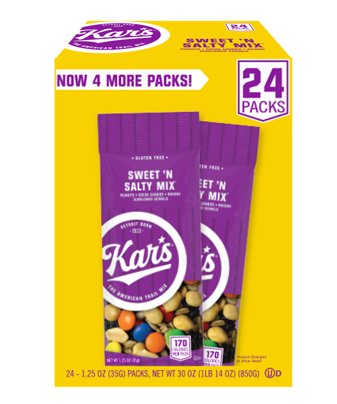 Second Nature Sweet & Salty 1.25 oz.-1.25 oz.-24/Box-2/Case