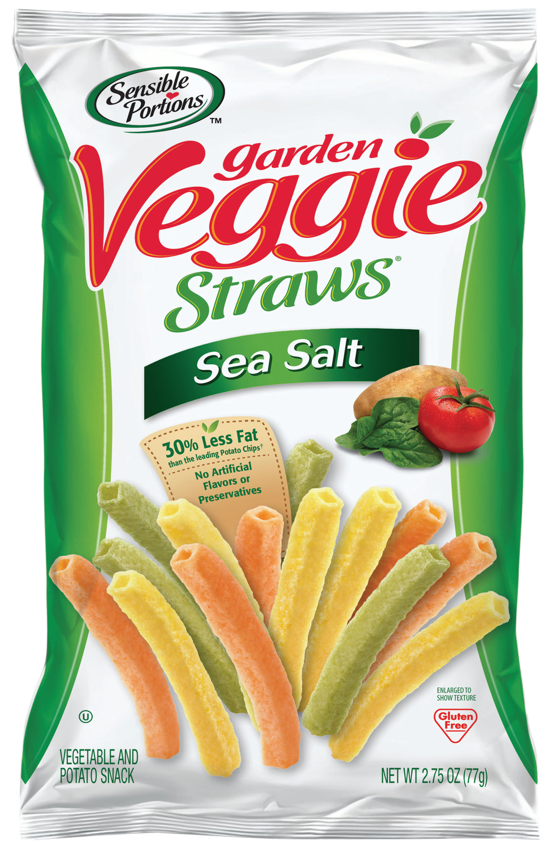 Hain Gourmet Veggie Straws Sea Salt-2.75 oz.-6/Case