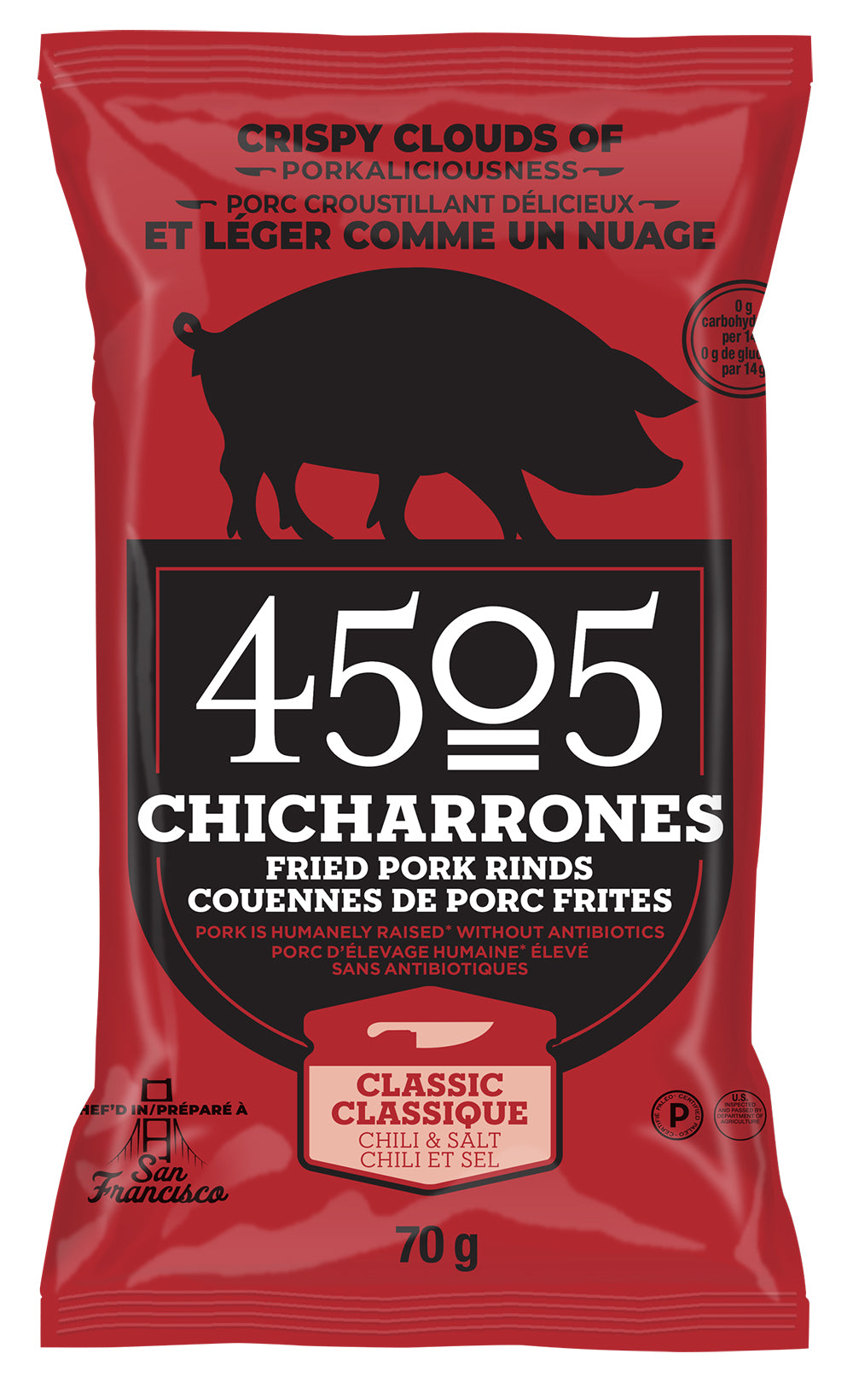4505 Meats Classic Chl&Slt Chicha-2.5 oz.-12/Case