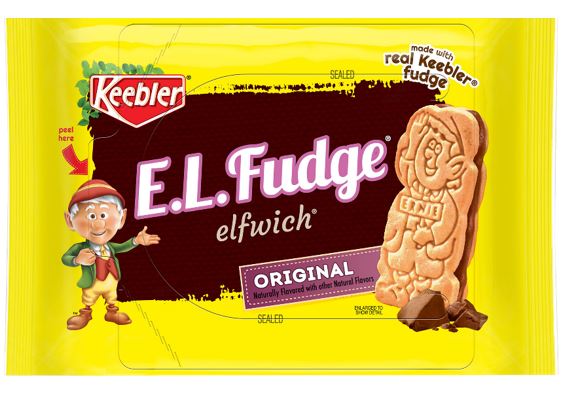 Keebler- E.L. Fudge Elf Sandwich Cookie-12 oz.-12/Case