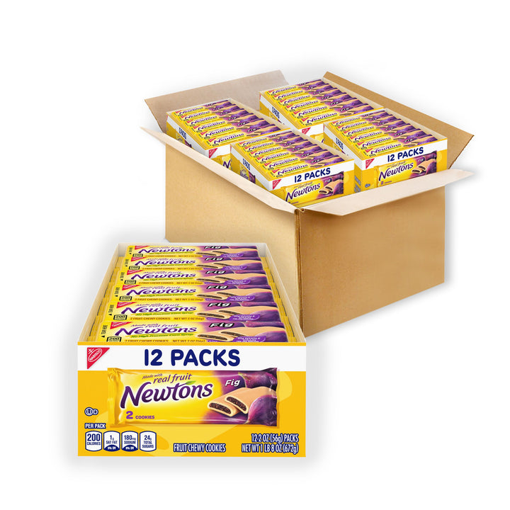 Newtons Fig Newton Single Serve Snack-2 oz.-12/Box-4/Case