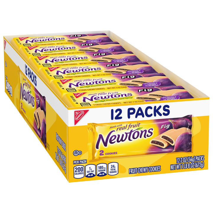 Newtons Fig Newton Single Serve Snack-2 oz.-12/Box-4/Case