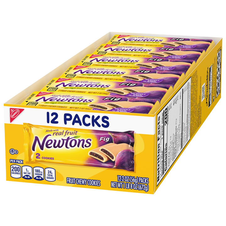 Newtons Fig Newton Single Serve Snack-2 oz.-12/Box-4/Case