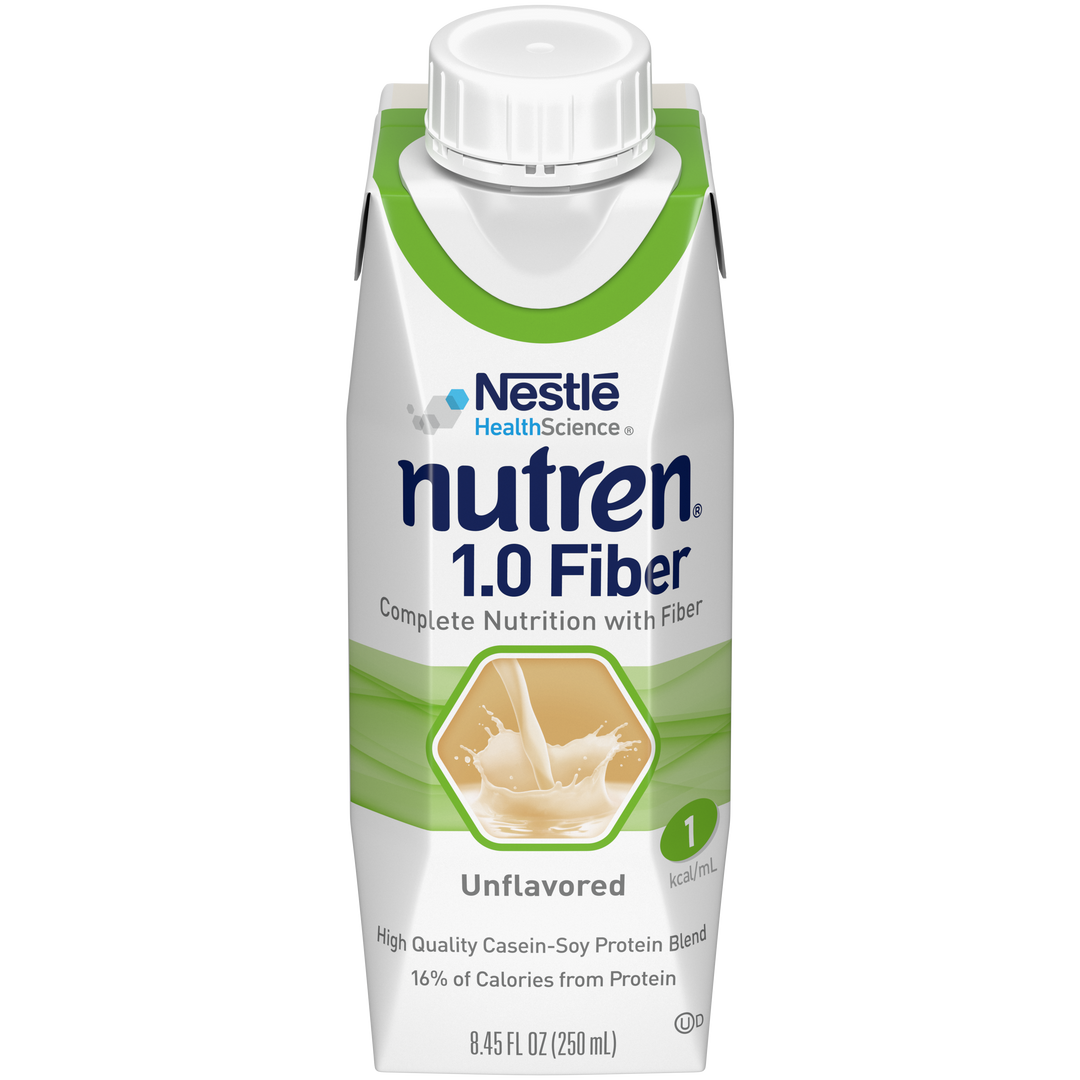 Nutren 1.0 Malnutrition Unflavored Prebio 1 Liquid Formula-8.45 fl oz.-24/Case