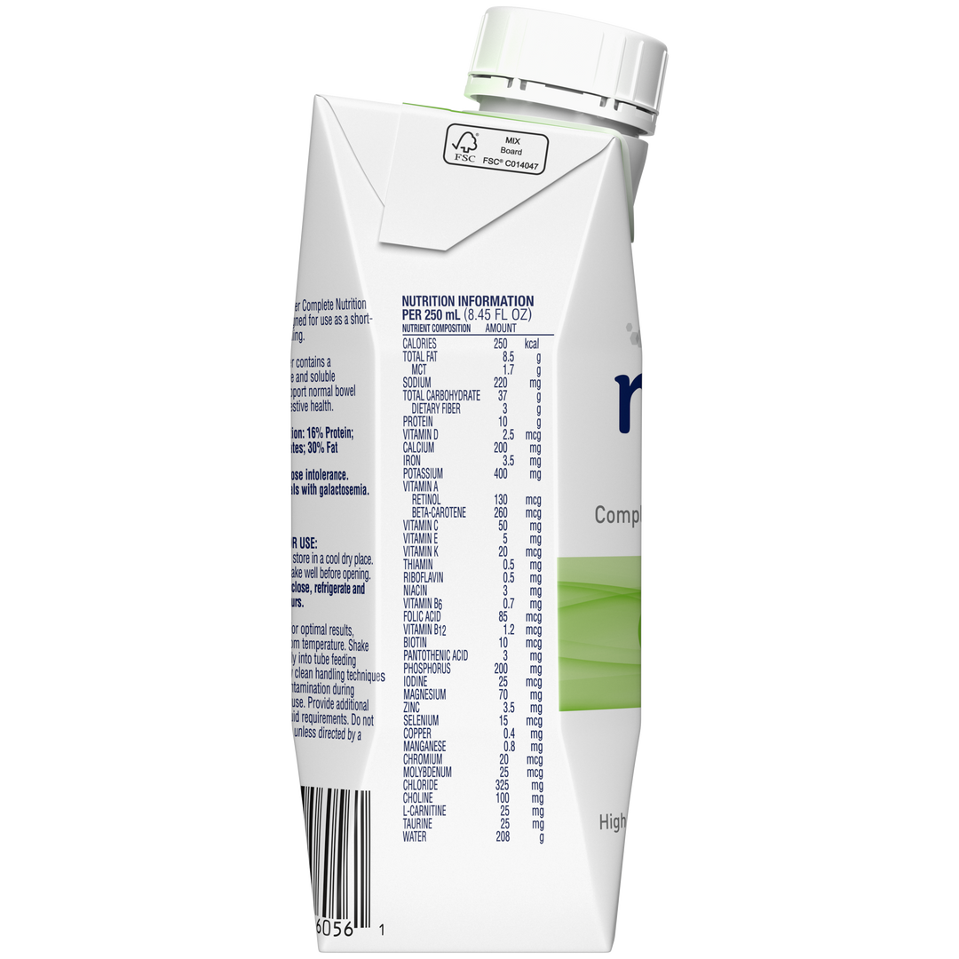Nutren 1.0 Malnutrition Unflavored Prebio 1 Liquid Formula-8.45 fl oz.-24/Case