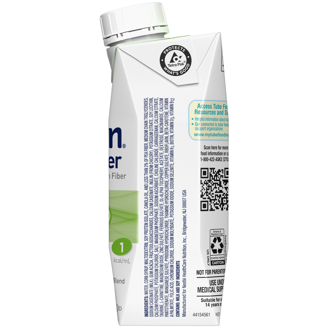 Nutren 1.0 Malnutrition Unflavored Prebio 1 Liquid Formula-8.45 fl oz.-24/Case