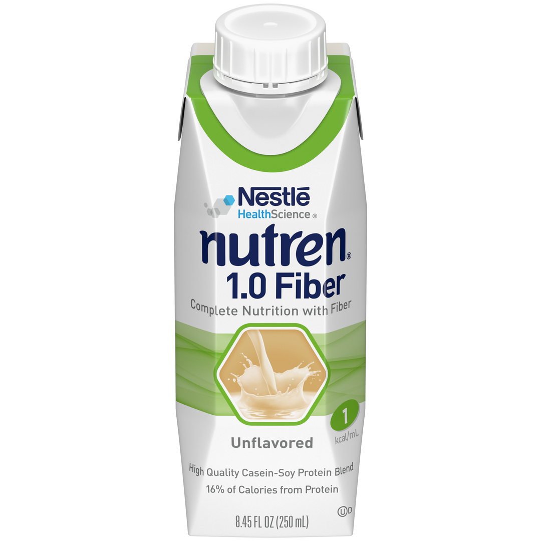 Nutren 1.0 Malnutrition Unflavored Prebio 1 Liquid Formula-8.45 fl oz.-24/Case