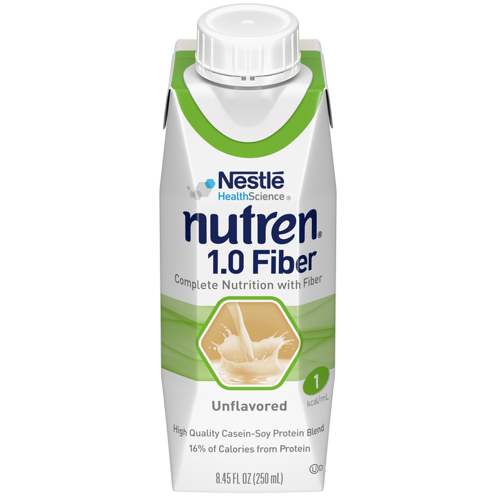 Nutren 1.0 Malnutrition Unflavored Prebio 1 Liquid Formula-8.45 fl oz.-24/Case