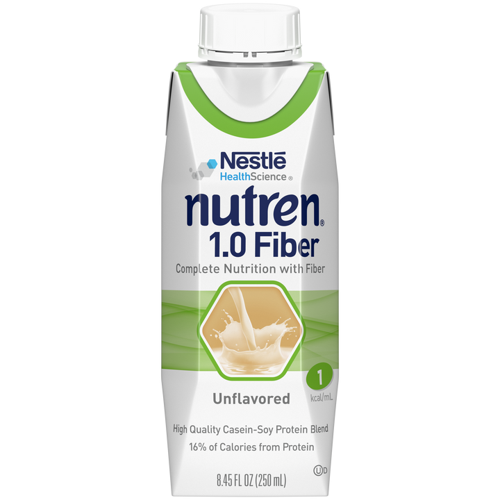 Nutren 1.0 Malnutrition Unflavored Prebio 1 Liquid Formula-8.45 fl oz.-24/Case