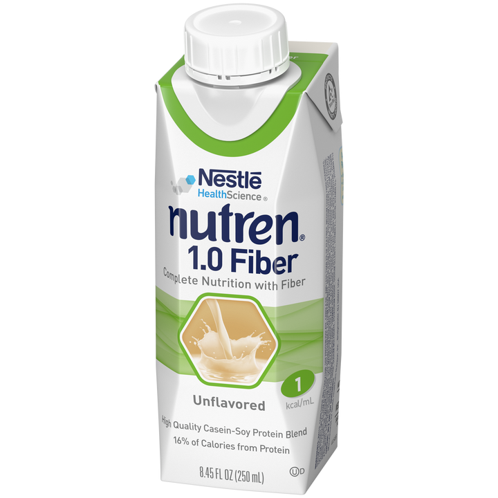 Nutren 1.0 Malnutrition Unflavored Prebio 1 Liquid Formula-8.45 fl oz.-24/Case