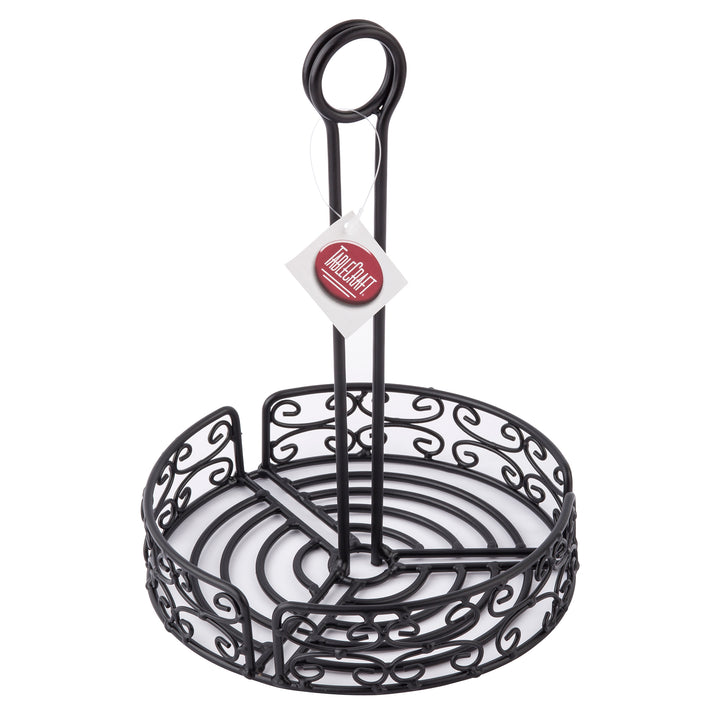 Tablecraft 6.79 Inch Diameter Black Mediterranean Rack-2 Each-1/Case