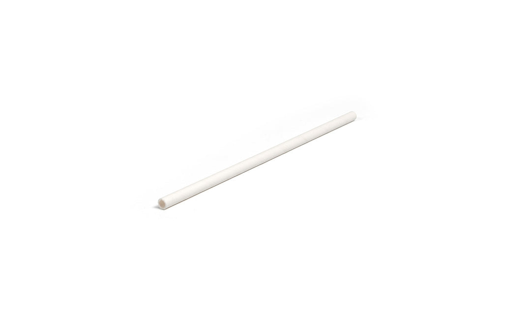 Front Of The House- Foh Wrapped Paper Straw 7.75 Inch White-2400 Each-1/Case