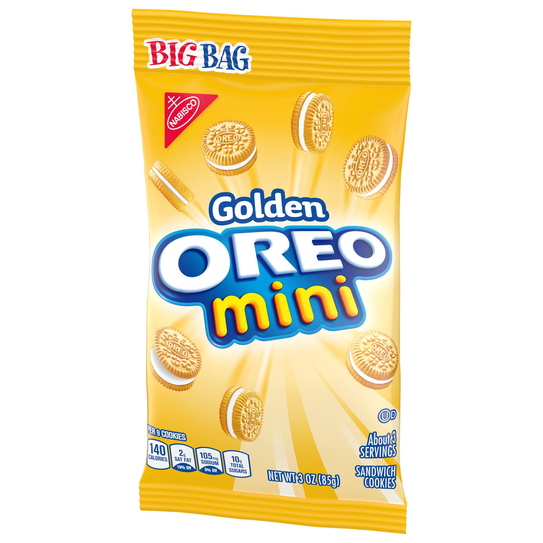 Golden Oreo Mini Cookies-3 oz.-12/Case