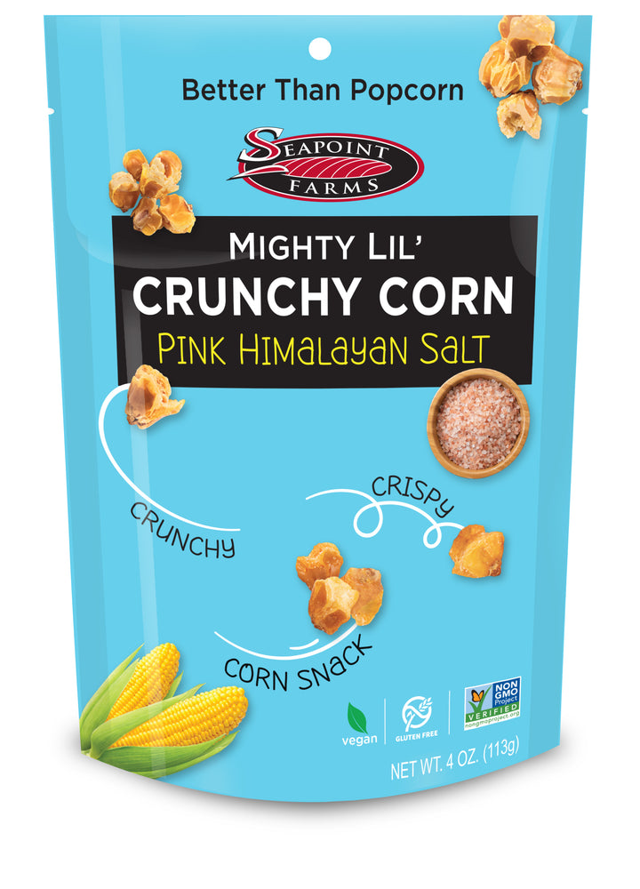 Seapoint Farms Mighty Lil Crunchy Corn Pink Himalayan Salt-4 oz.-12/Case