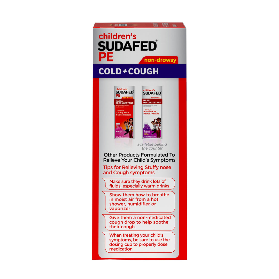 Sudafed Children's Sudafed Pe Cold & Cough 36/4 Fl Oz.