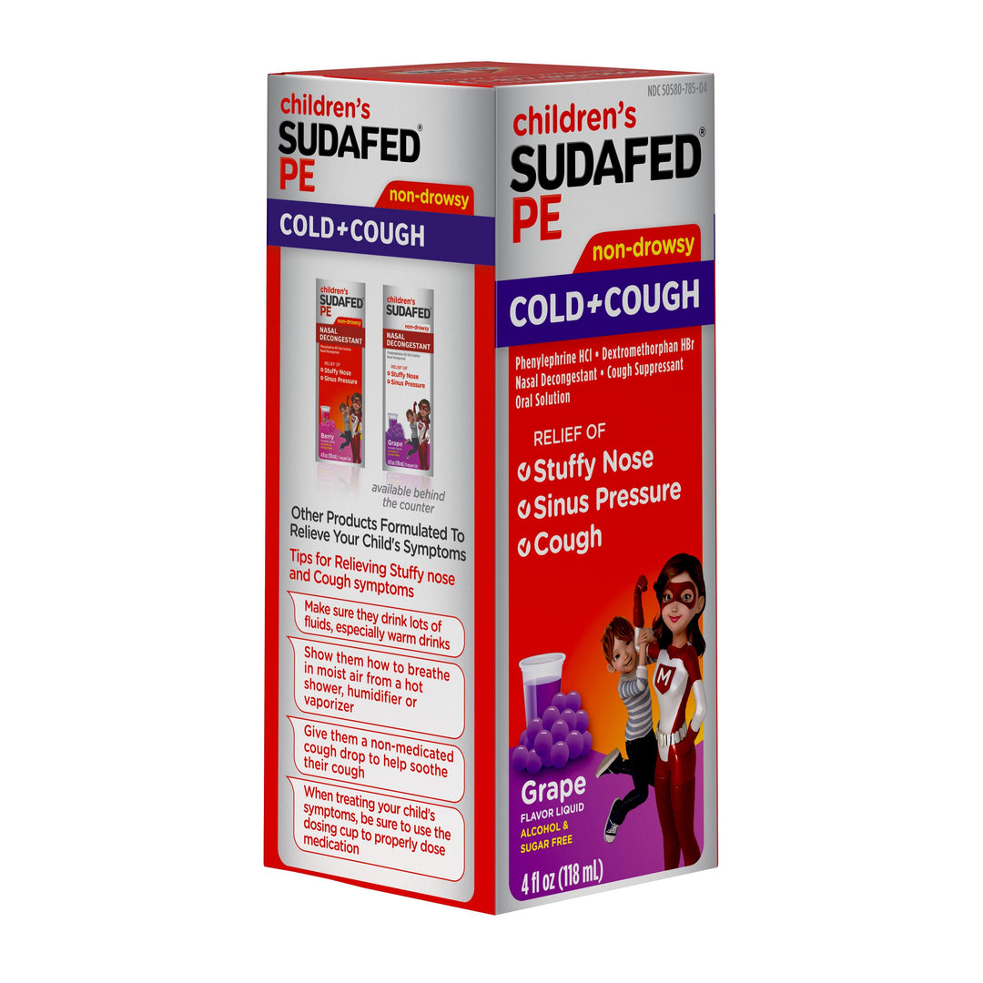 Sudafed Children's Sudafed Pe Cold & Cough 36/4 Fl Oz.