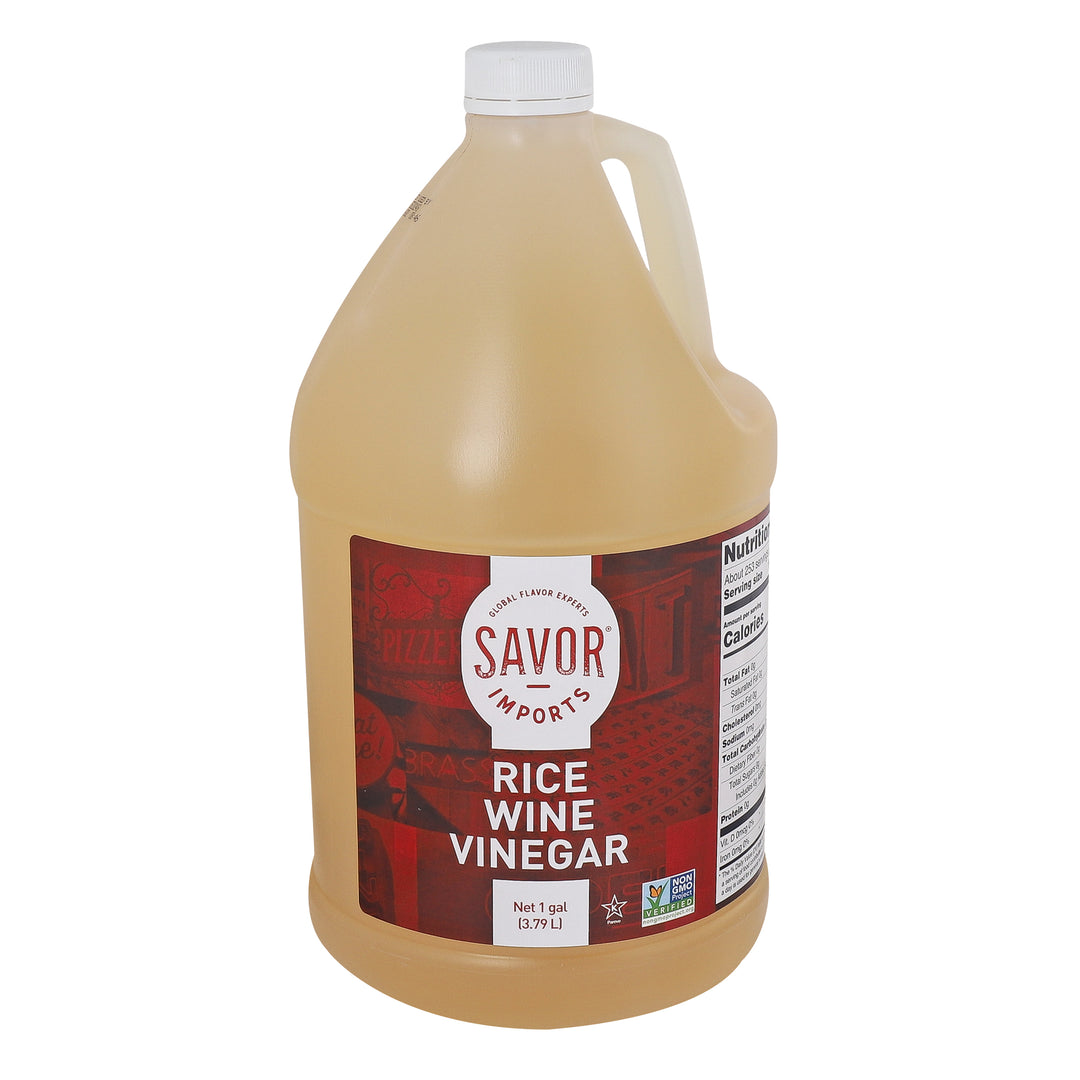 Savor Imports Unseasoned Rice 4.5% Vinegar Bulk-1 Gallon-4/Case