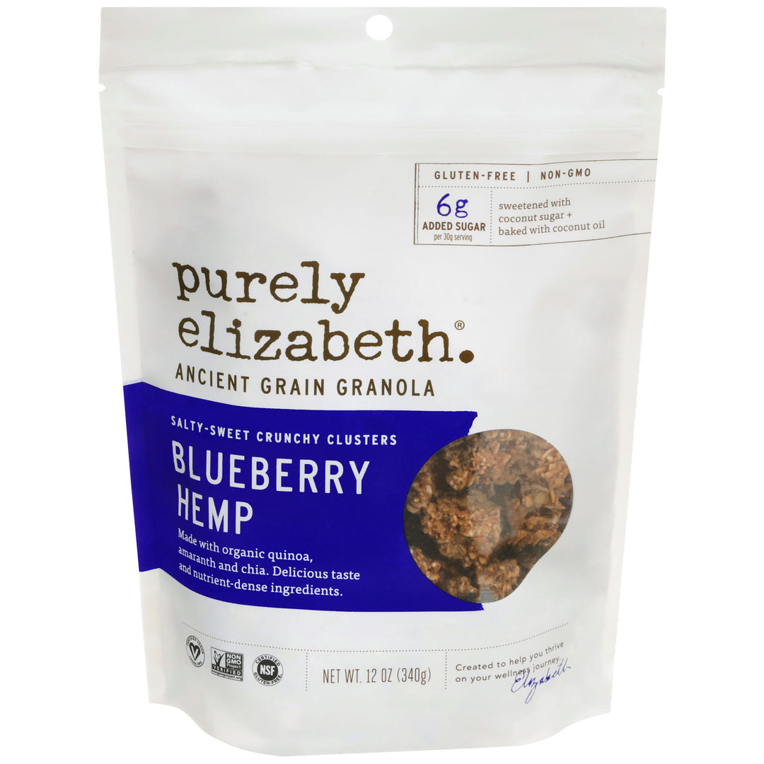 Purely Elizabeth Blueberry Hemp Ancient Grain Granola-12 oz.-6/Case