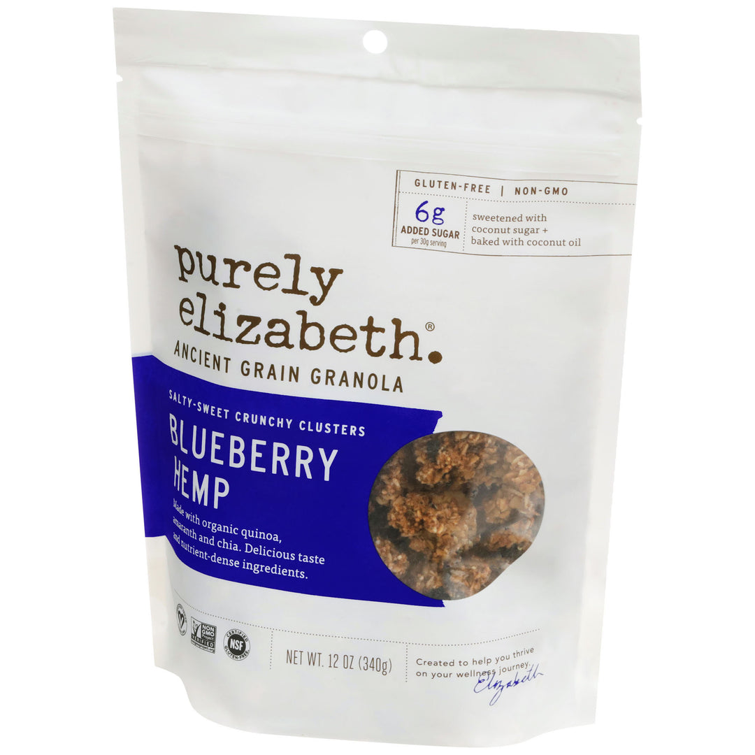 Purely Elizabeth Blueberry Hemp Ancient Grain Granola-12 oz.-6/Case