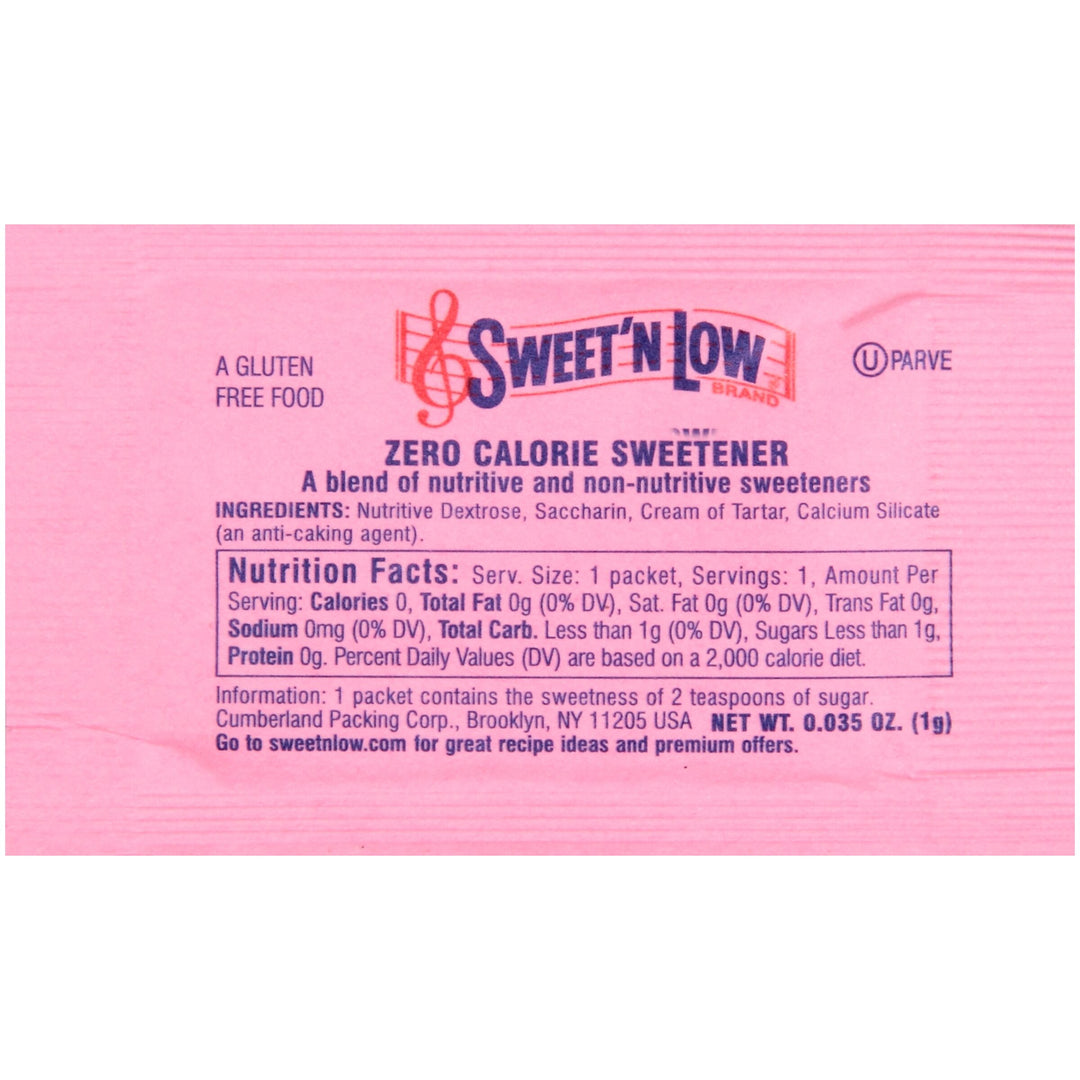 Sweet N Low Sweetener Promotional Pak-3000 Count-3000/Case