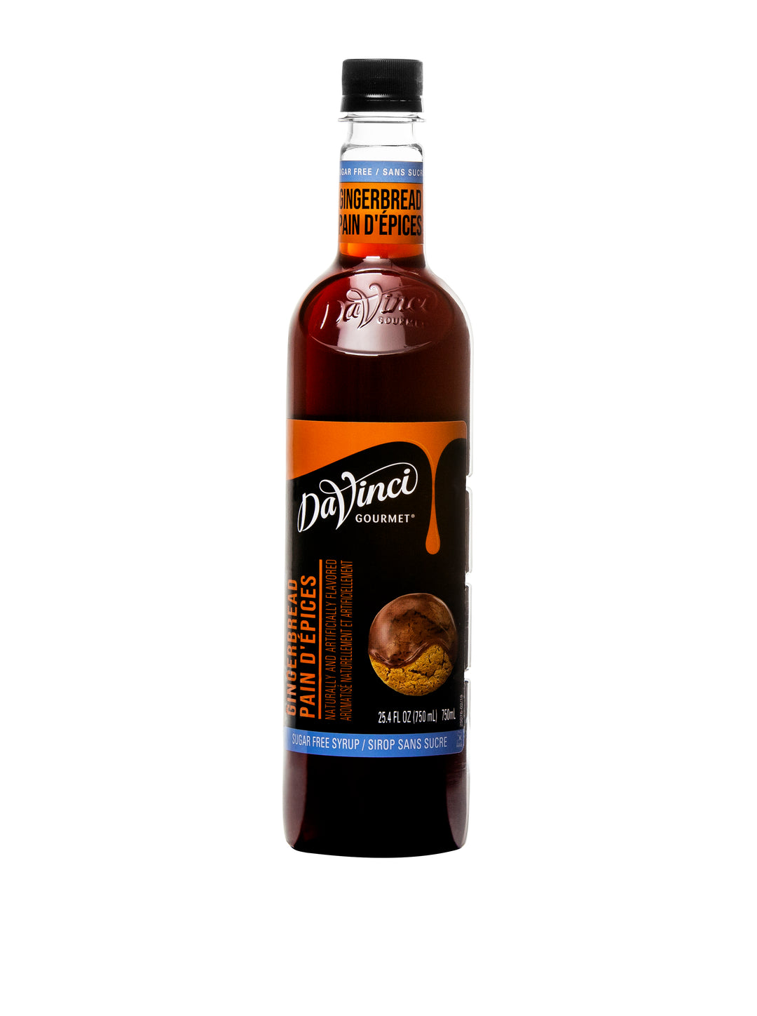 Davinci Gourmet Gourmet Sugar Free Gingerbread Syrup-750 Milliliter-4/Case