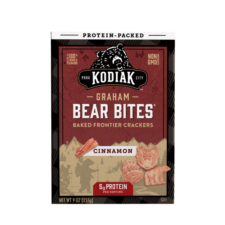 Kodiak Cakes Cinnamon Graham Crackers Bag In Box-9 oz.-8/Case