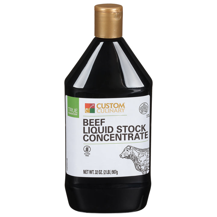 Gold Label No Msg Added & Gluten Free Liquid Beef Stock Concentrate-2 lb.-6/Case