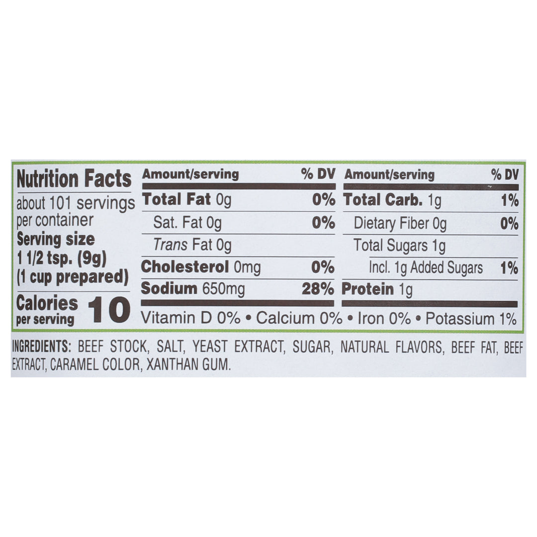 Gold Label No Msg Added & Gluten Free Liquid Beef Stock Concentrate-2 lb.-6/Case