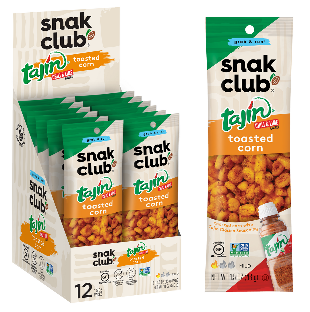 Snak Club Century Snacks Tajin Corn Nuts-1.5 oz.-12/Box-12/Case