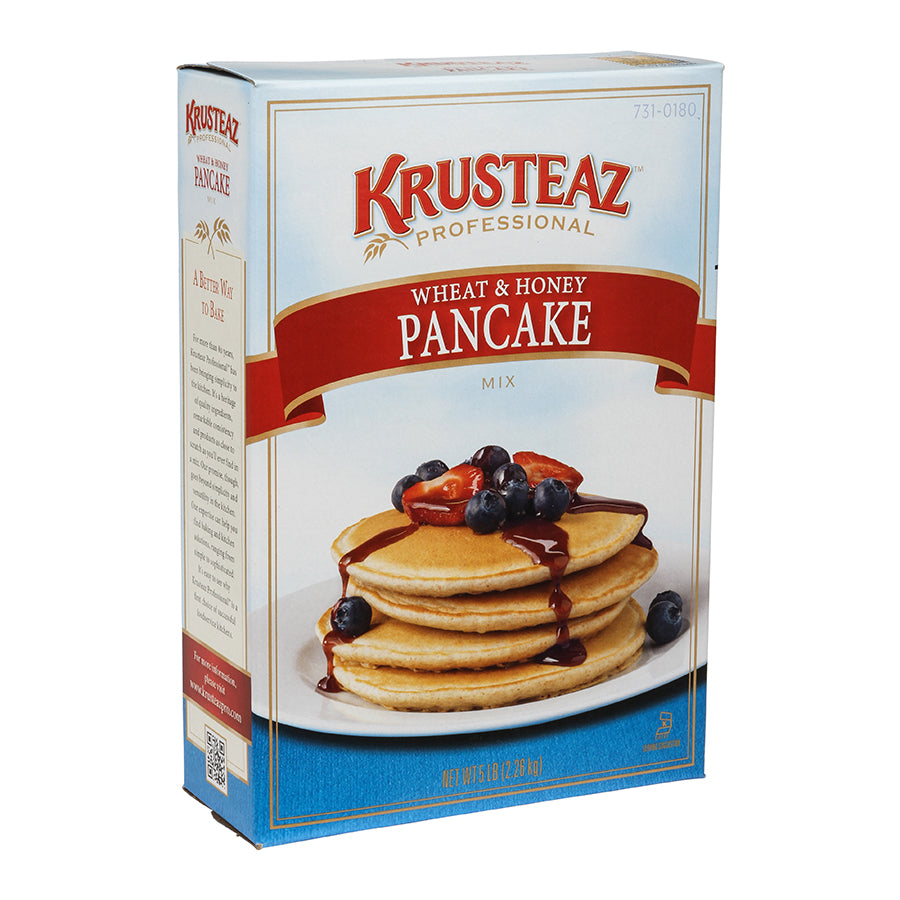Krusteaz Professional Wheat & Honey Pancake Mix-5 lb.-6/Case
