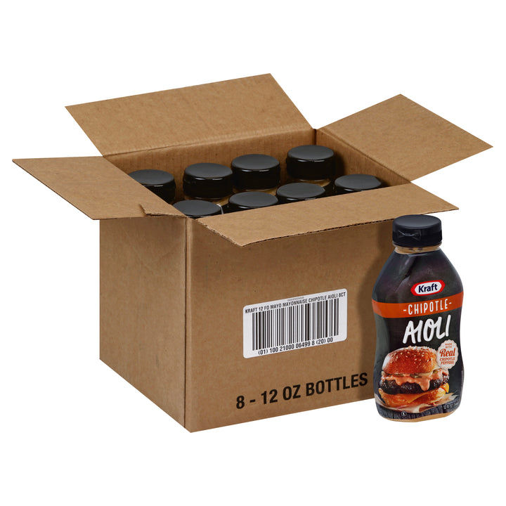 Kraft Chipotle Mayonnaise Aioli Bottle-12 fl oz.-8/Case