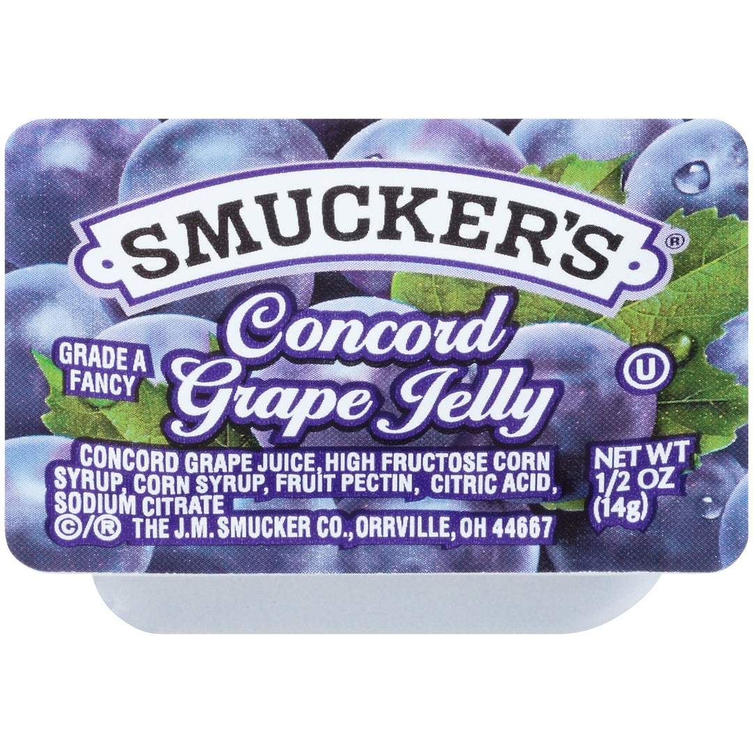 Smucker's Grape Jelly-0.5 oz.-400/Case