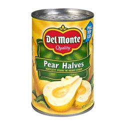 Del Monte In Heavy Syrup Half Pear-8.5 oz.-12/Case