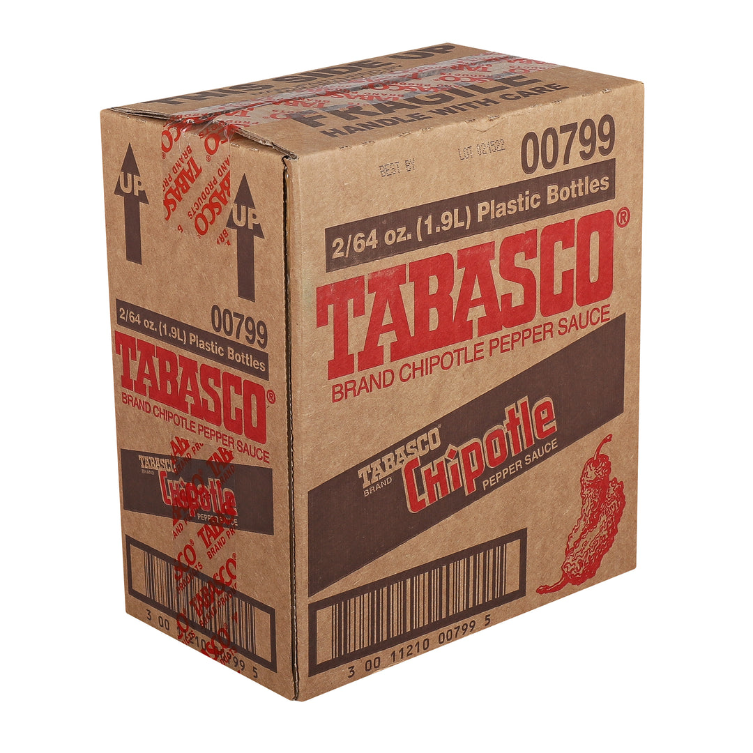 Tabasco Chipotle Pepper Hot Sauce Bulk-0.5 Gallon-2/Case