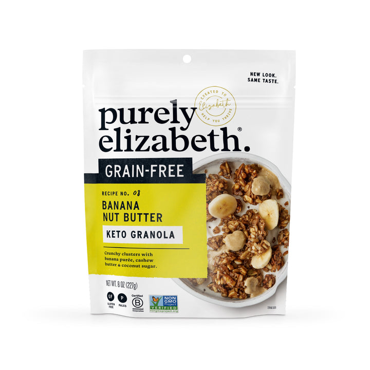 Purely Elizabeth Banana Nut Butter Granola Grain Free-1 Each-6/Case