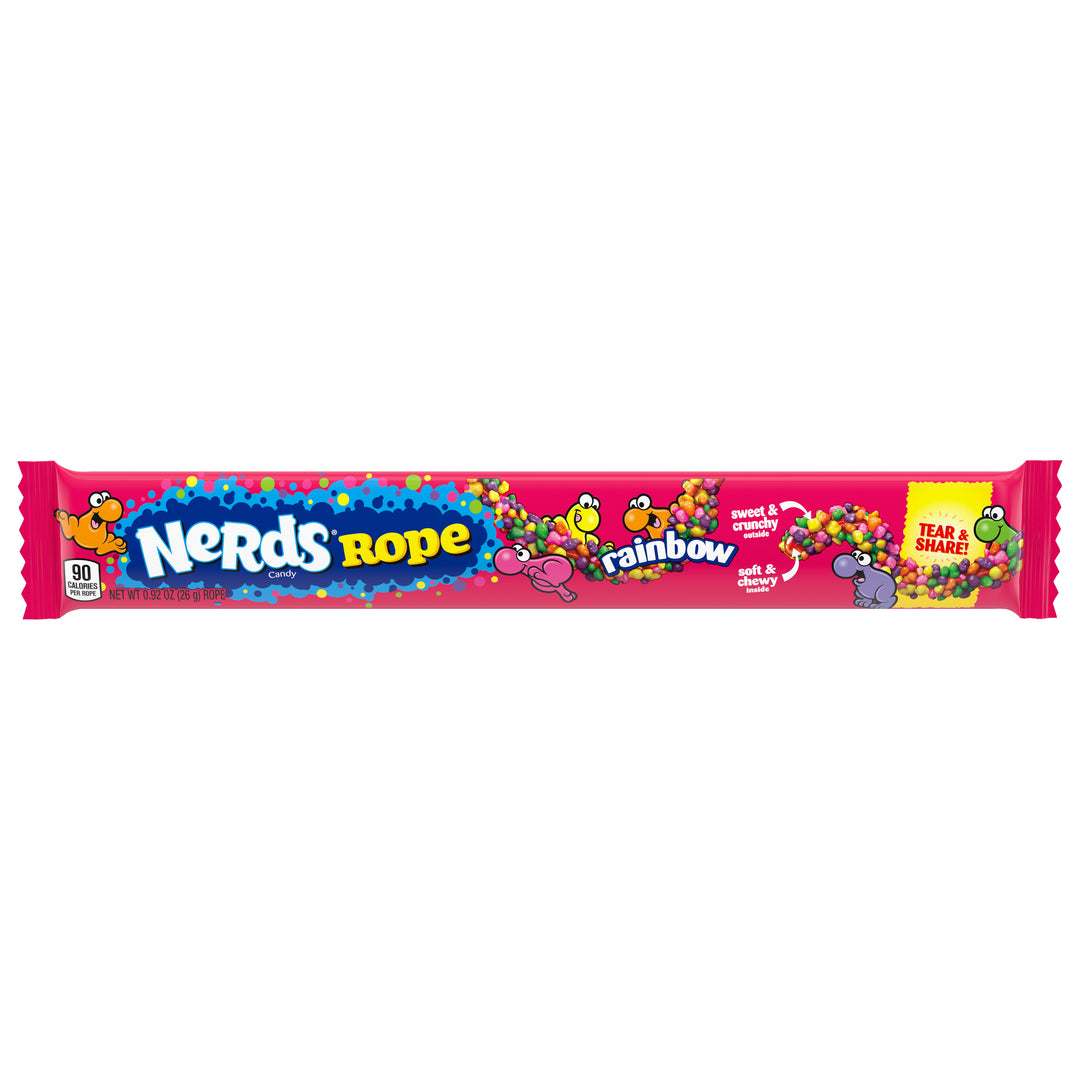 Nerds Rainbow Rope-0.92 oz.-24/Box-12/Case