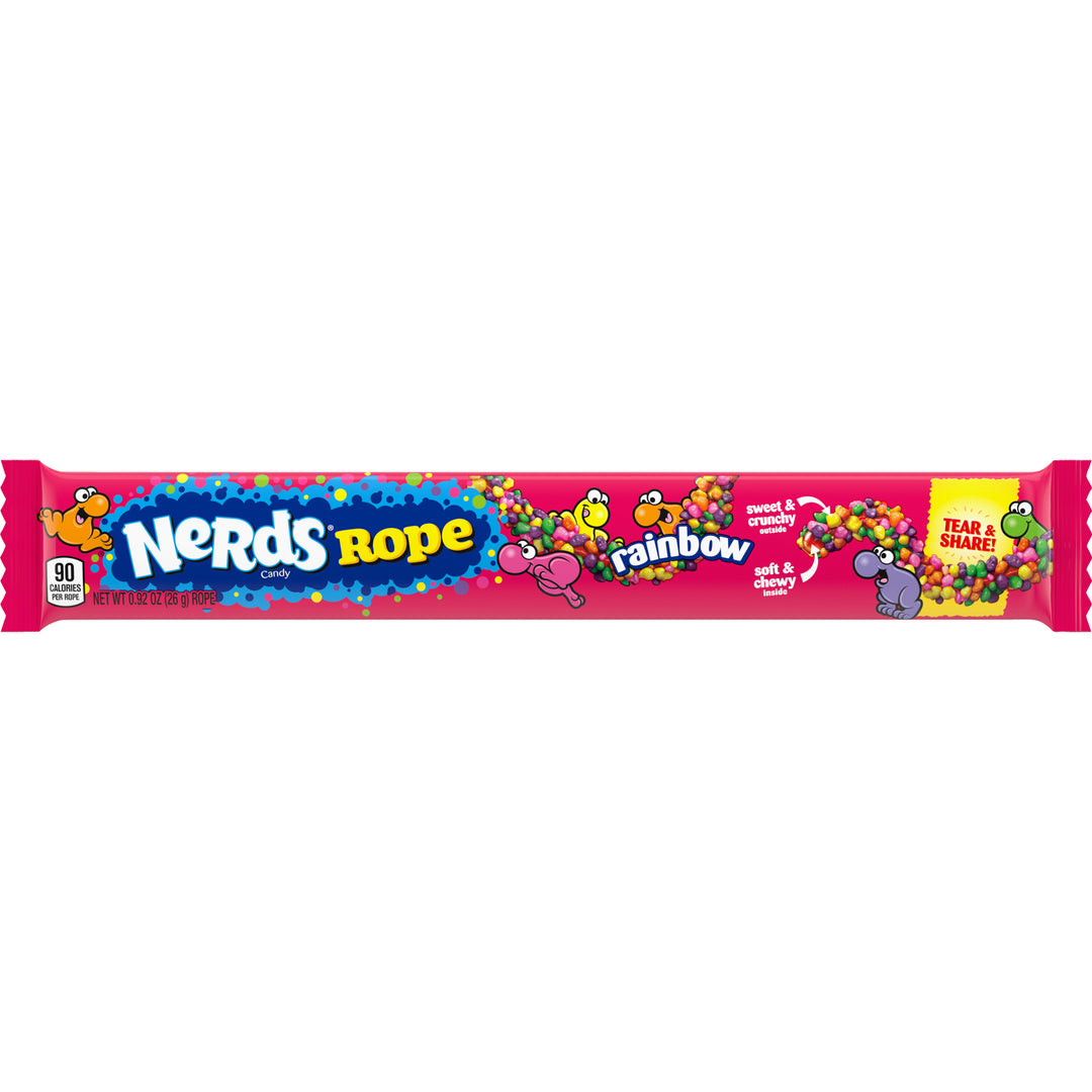 Nerds Rainbow Rope-0.92 oz.-24/Box-12/Case