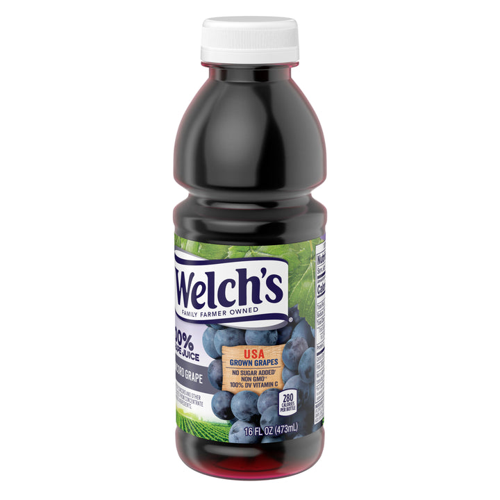 Welch's Juice 100% Purple Grape Juice-16 fl oz.-12/Case