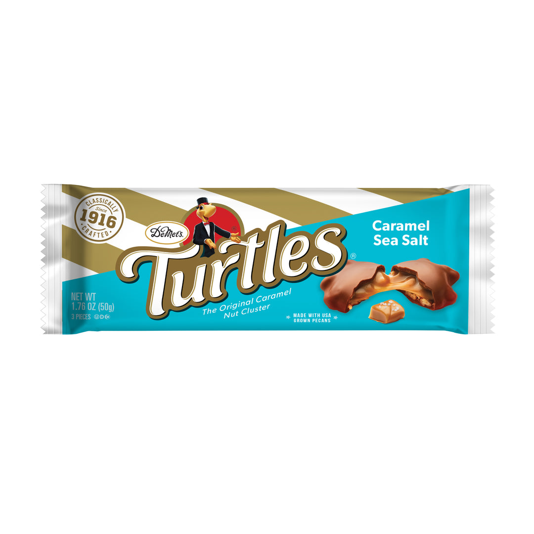 Turtles Candy Bar Sea Salt Caramel King Size-1.76 oz.-24/Box-6/Case