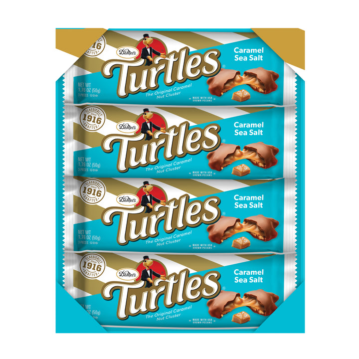 Turtles Candy Bar Sea Salt Caramel King Size-1.76 oz.-24/Box-6/Case