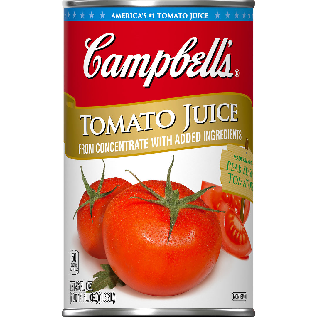 Campbell's Retail Tomato Juice-46 fl oz.s-12/Case