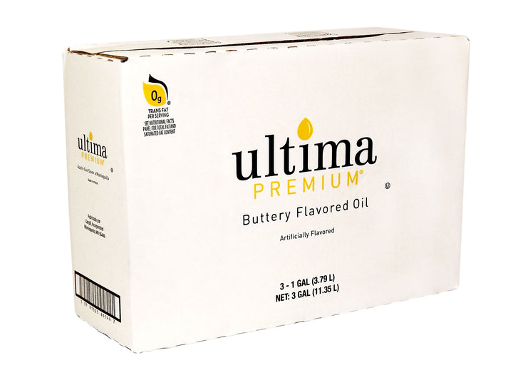Ultima Premium Buttery Liquid Butter Alternative Oil-1 Gallon-3/Case