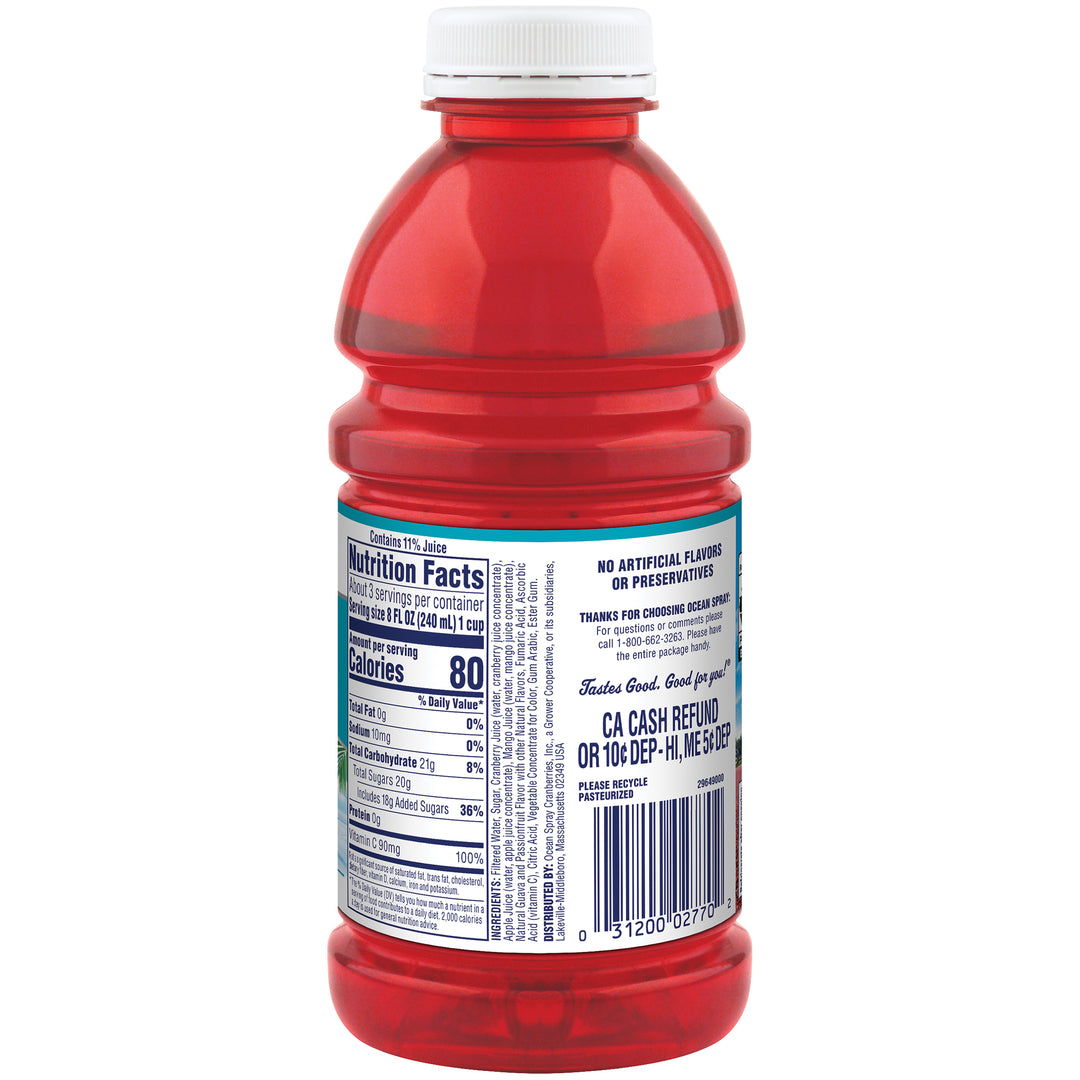 Ocean Spray Cranberry Tropical 25 oz.-25 fl oz.-12/Case