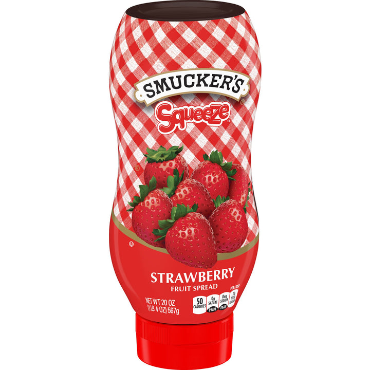 Smucker's Squeeze Strawberry Jam-20 oz.-12/Case