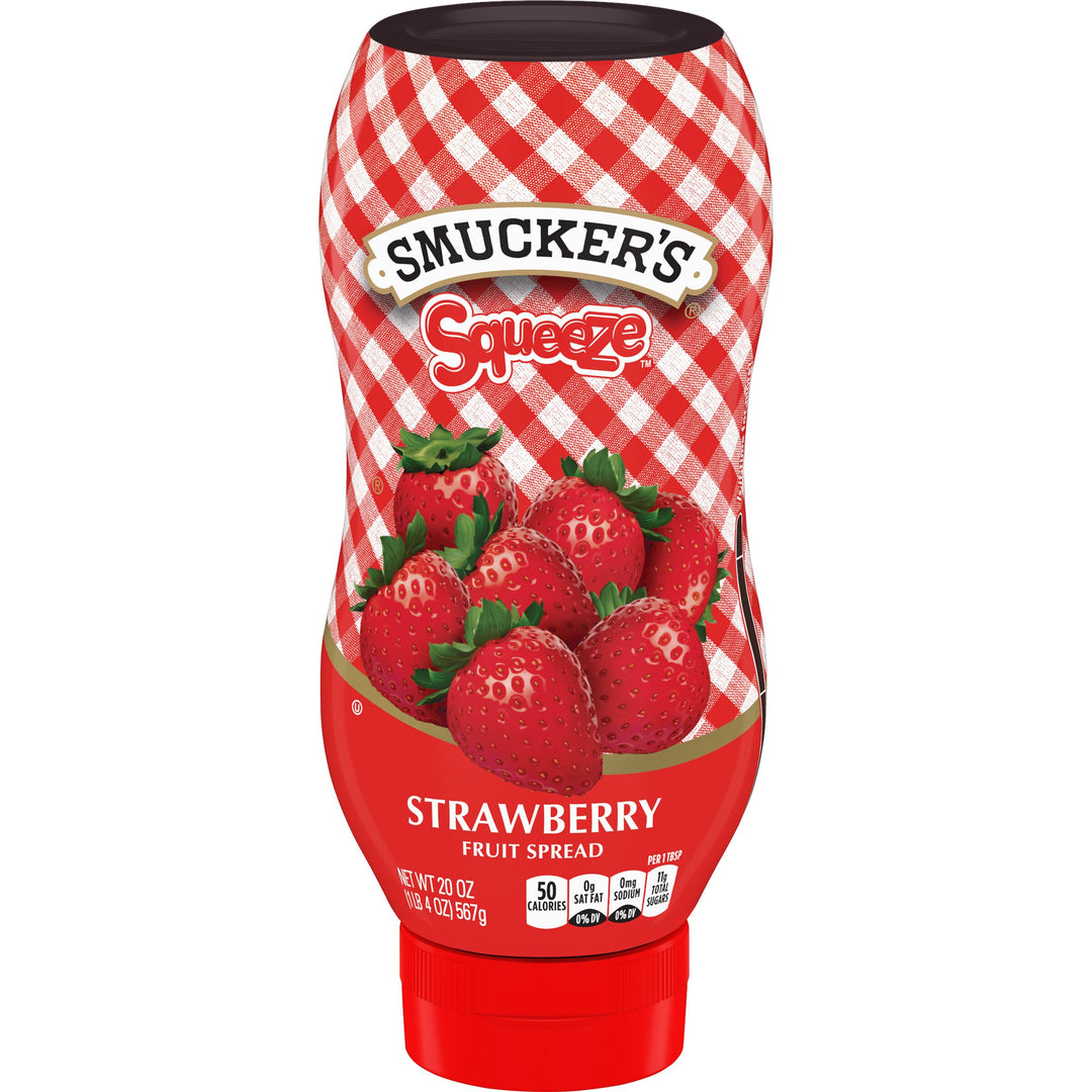 Smucker's Squeeze Strawberry Jam-20 oz.-12/Case