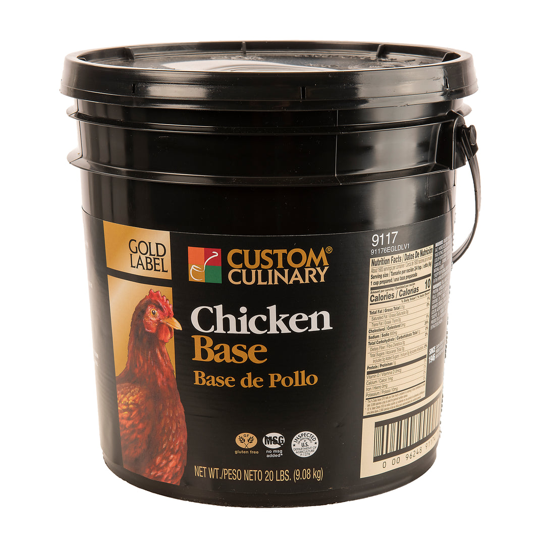 Gold Label No Msg Added Chicken Paste-20 lb.-1/Case
